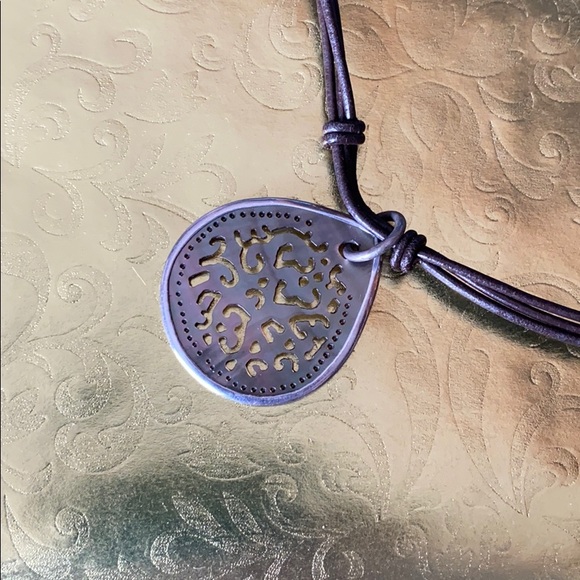 Silpada Teardrop Pendant Necklace - Picture 1 of 3